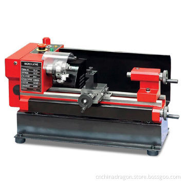 150W Motor Power Mini Lathe Machine with 110mm Swing Over Bed and 125mm Distance Between Centers